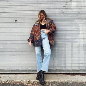 Urban Outfitters BDG Pattern Quilted Shirt Jacket